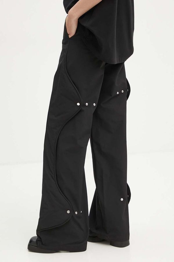 HELIOT EMIL Hlače Heliot Emil za žene, boja: crna, ravni kroj, visoki struk, W.10.174.BLK01