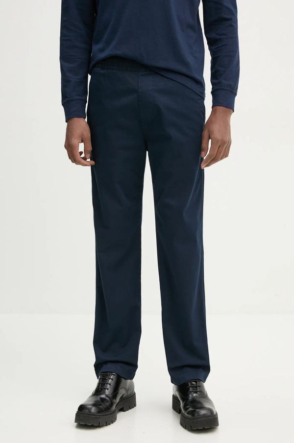 Hollister Co. Hlače Hollister Co. za muškarce, boja: tamno plava, ravni kroj, KI330-4136