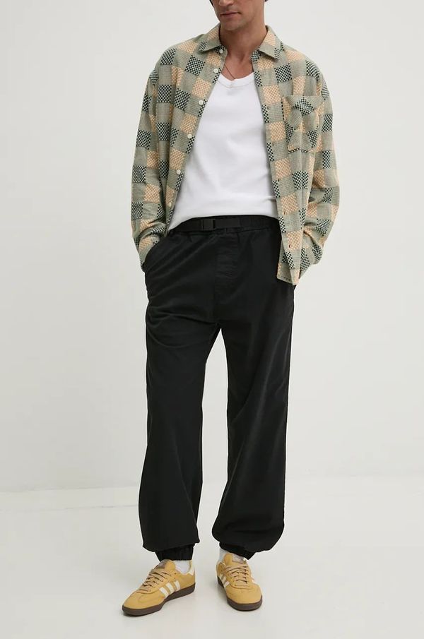 Hugo Blue Hlače Hugo Blue za muškarce, boja: crna, 50521822