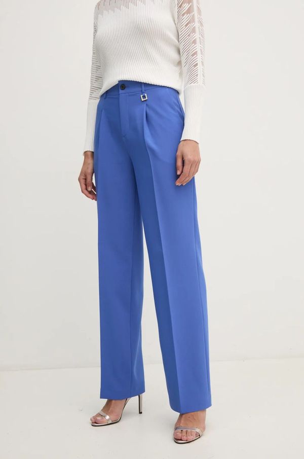 Joop! Hlače Joop! za žene, boja: ljubičasta, ravni kroj, visoki struk, 30044822 10017927