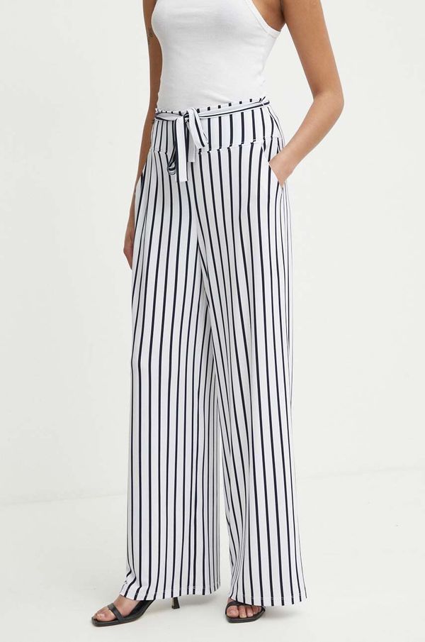 Joseph Ribkoff Hlače Joseph Ribkoff za žene, boja: bijela, široke, visoki struk, 241135