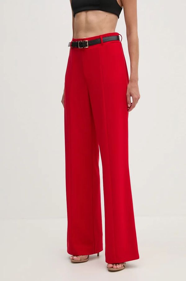 Joseph Ribkoff Hlače Joseph Ribkoff za žene, boja: crvena, ravni kroj, visoki struk, 244093