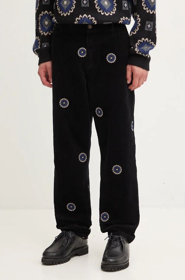 Les Deux Hlače Les Deux za muškarce, boja: crna, ravni kroj, LDM510142