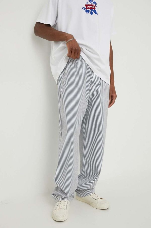 Levi's Hlače Levi's za muškarce, boja: crna, chinos kroj