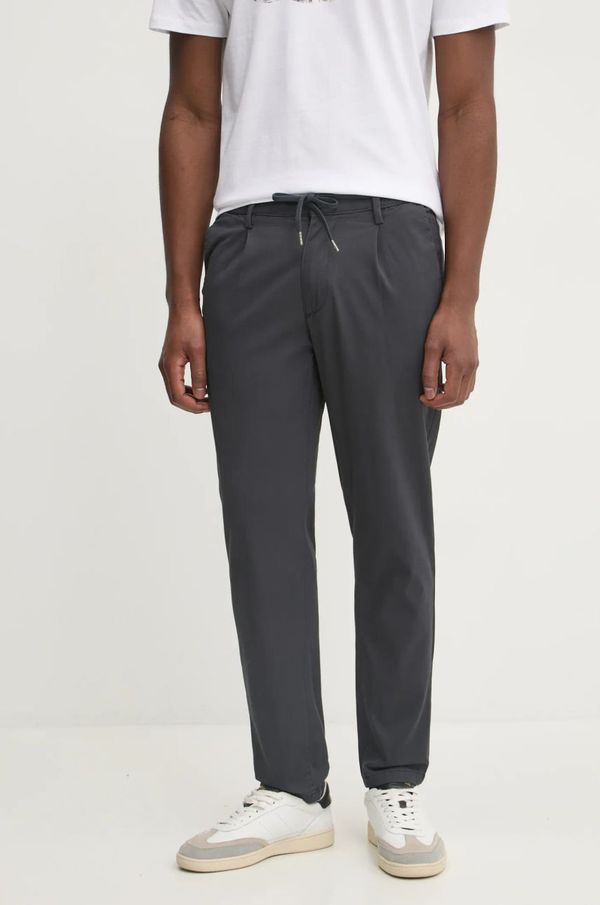 Lindbergh Hlače Lindbergh za muškarce, boja: tamno plava, uski kroj, 30-003127