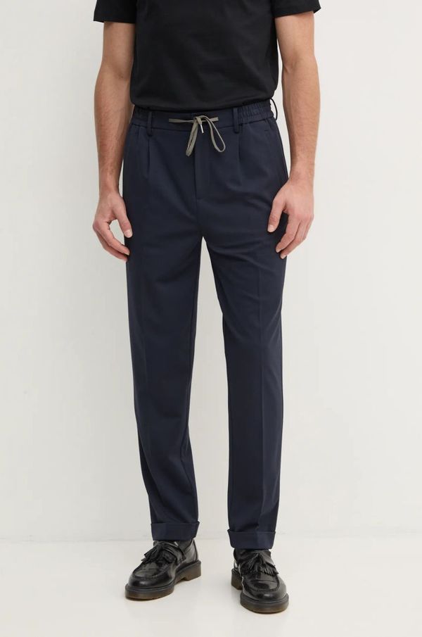 Liu Jo Hlače Liu Jo za muškarce, boja: tamno plava, chinos kroj, QA5080 J4776