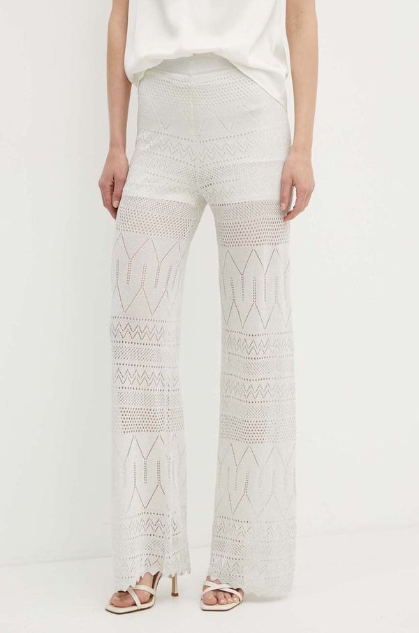 Marciano Guess Hlače Marciano Guess HYDRA za žene, boja: siva, široke, visoki struk, 4GGB17 5811Z