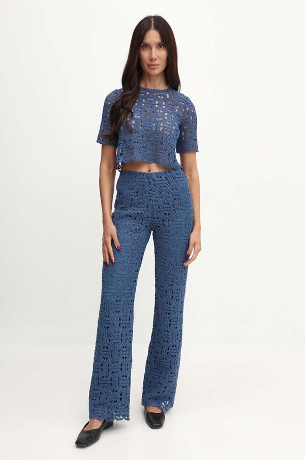 Max&Co. Hlače MAX&Co. za žene, ravni kroj, visoki struk, 2416781023200