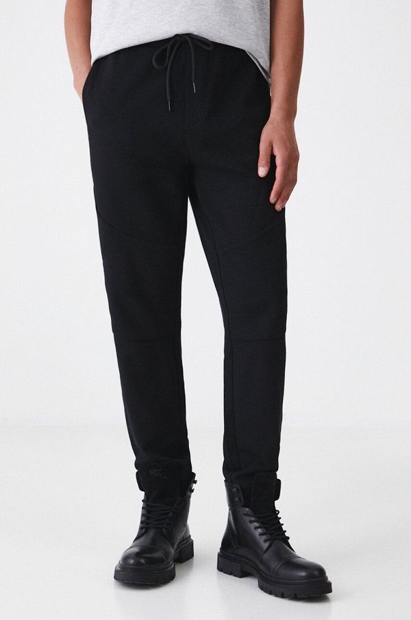 Medicine Hlače Medicine za muškarce, boja: crna, bez uzorka