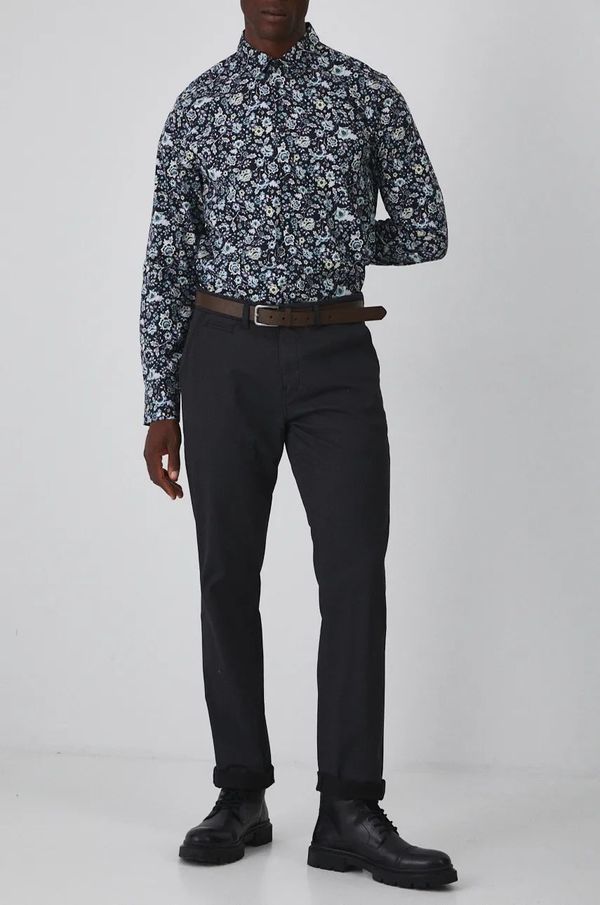 Medicine Hlače Medicine za muškarce, boja: crna, chinos kroj