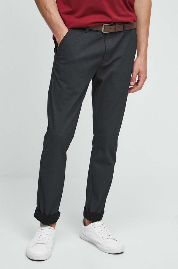 Medicine Hlače Medicine za muškarce, boja: crna, uski kroj