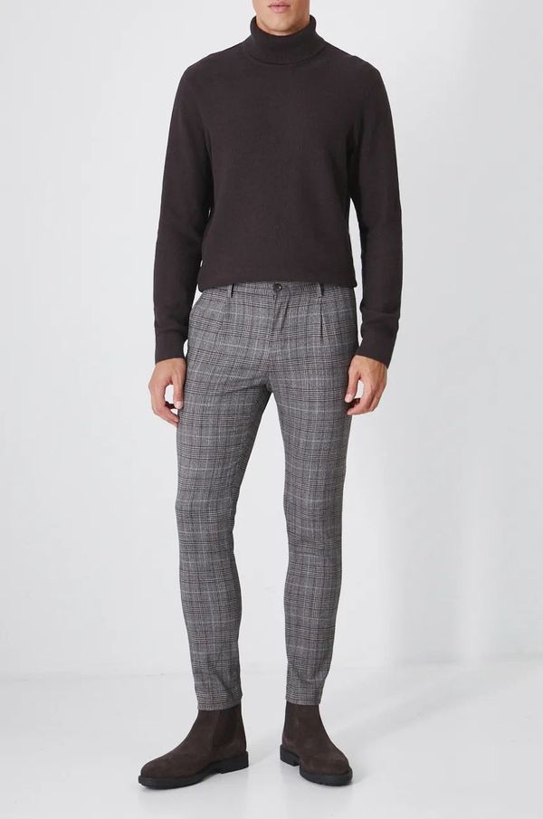 Medicine Hlače Medicine za muškarce, boja: smeđa, chinos kroj