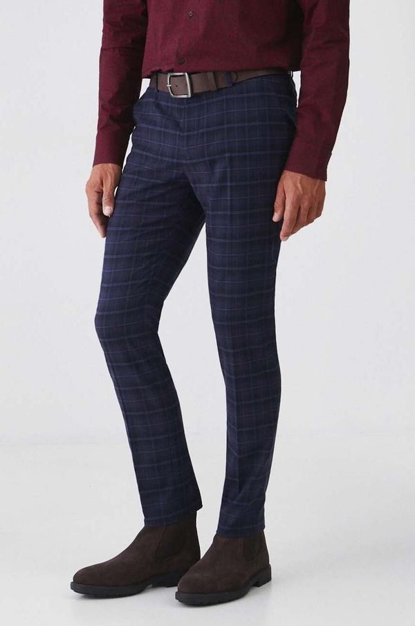 Medicine Hlače Medicine za muškarce, boja: tamno plava, uski kroj