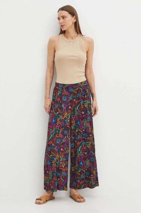 Medicine Hlače Medicine za žene, culottes kroj, visoki struk