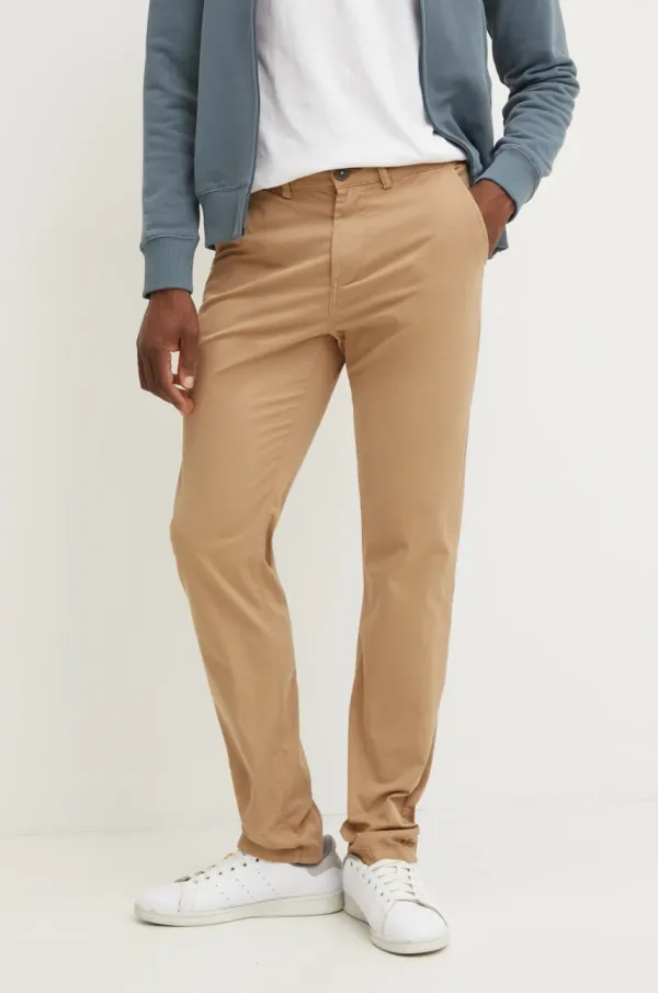 Napapijri Hlače Napapijri M-Puyo za muškarce, boja: zelena, ravni kroj, NP0A4H98N1Q1