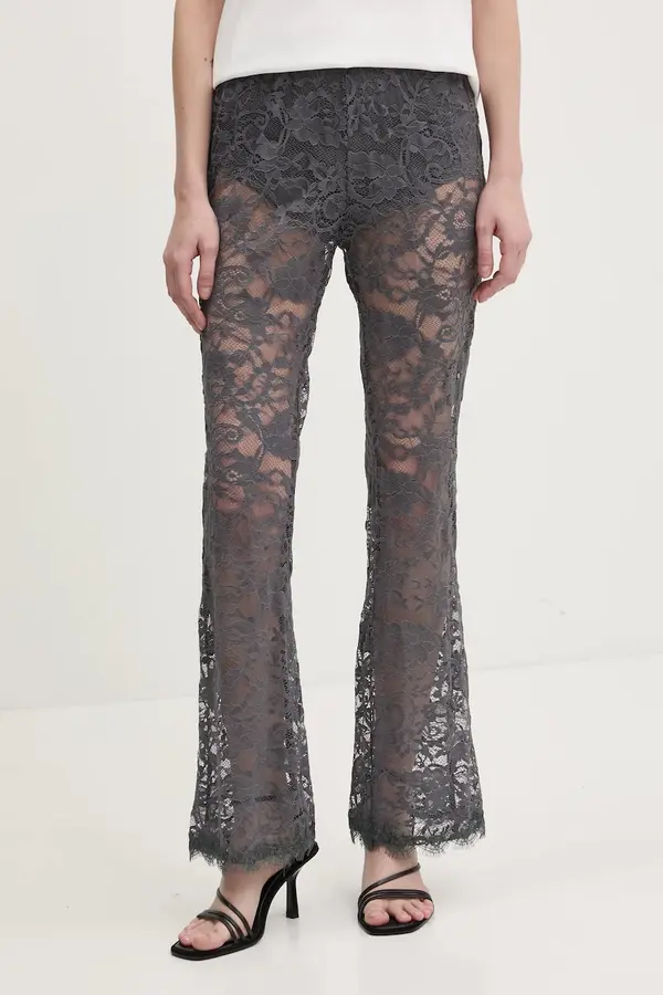 Never Fully Dressed Hlače Never Fully Dressed Charcoal Lace
