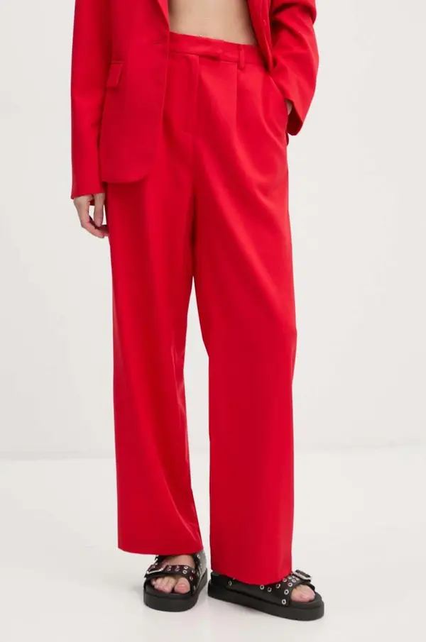 Never Fully Dressed Hlače Never Fully Dressed Red Sundazed Roamance arden Trousers