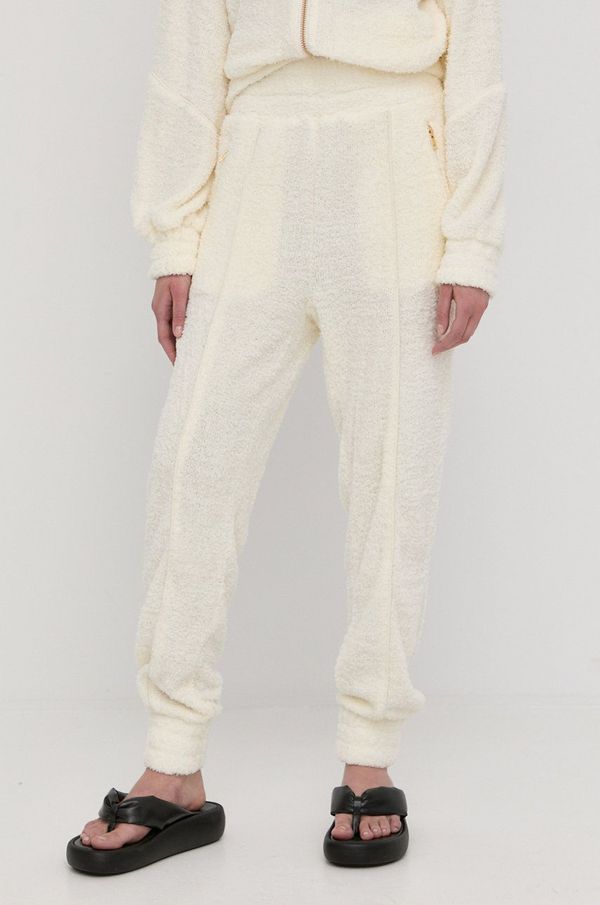 Notes du Nord Hlače Notes du Nord za žene, boja: bež, glatke