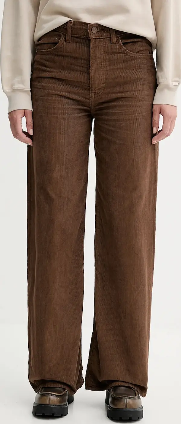 Levi's Hlače od samta Levi's RIBCAGE WL BRAIDED