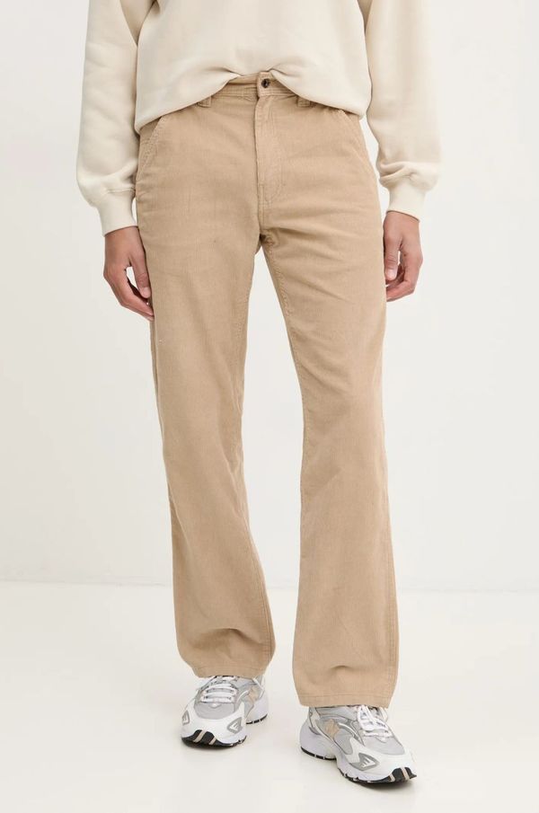 Vans Hlače od samta Vans boja: bež, ravni kroj, VN000HAP4MG1