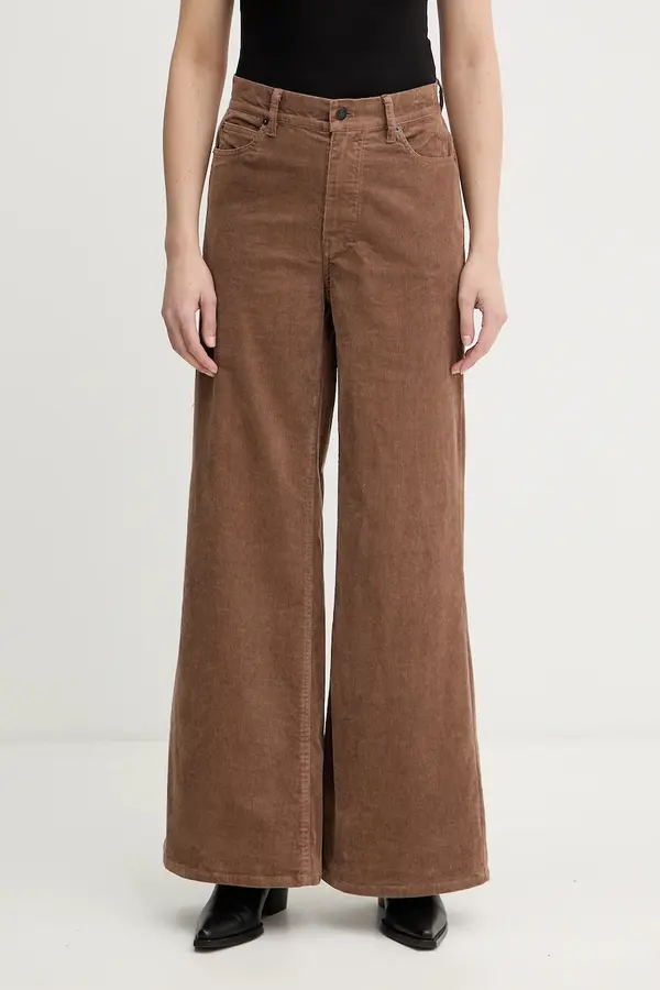 Zadig&Voltaire Hlače od samta ZADIG&VOLTAIRE