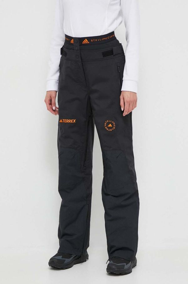 adidas by Stella McCartney Hlače outdoor adidas by Stella McCartney x TERREX True Nature boja: crna