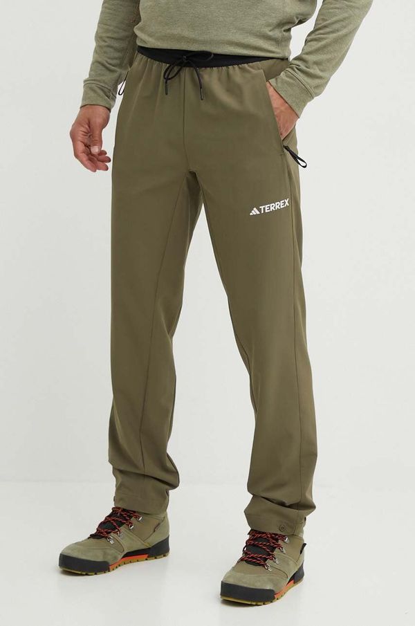 adidas TERREX Hlače outdoor adidas TERREX Liteflex boja: zelena, IQ3510