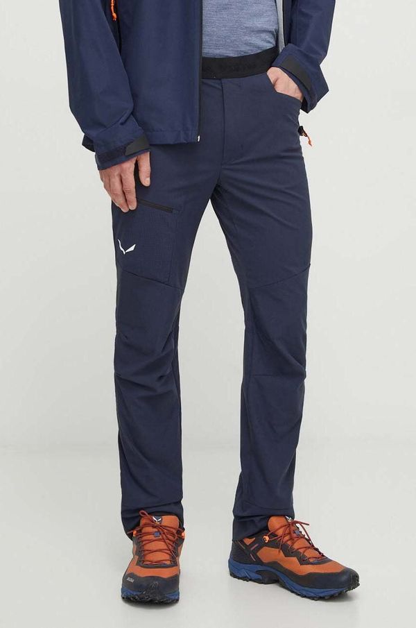 Salewa Hlače outdoor Salewa Agner Light 2 DST boja: tamno plava, 00-0000028562