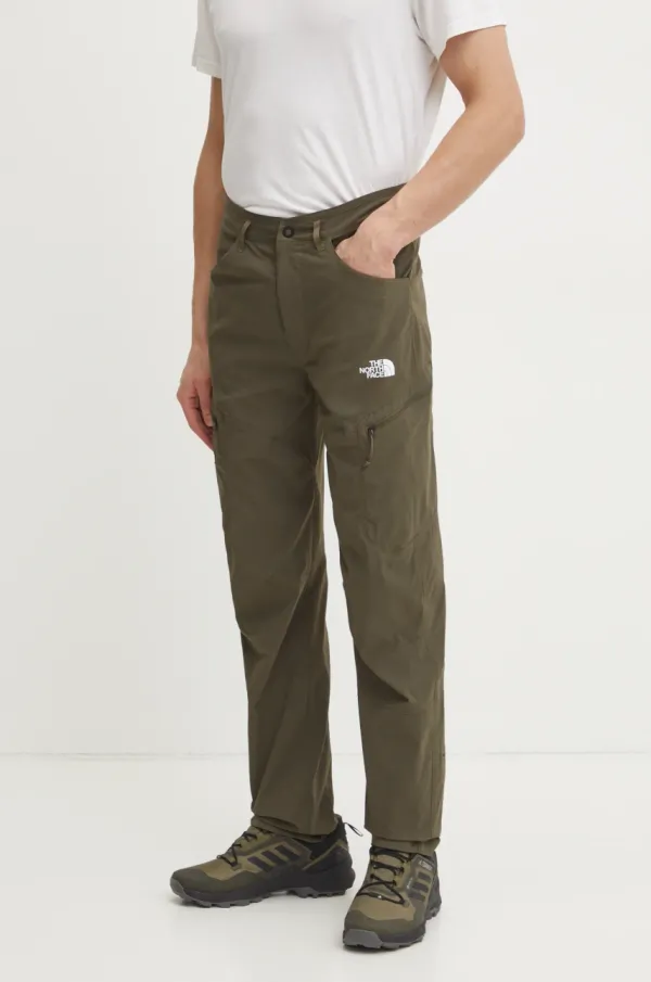 The North Face Hlače outdoor The North Face Exploration boja: zelena, NF0A8BR321L1