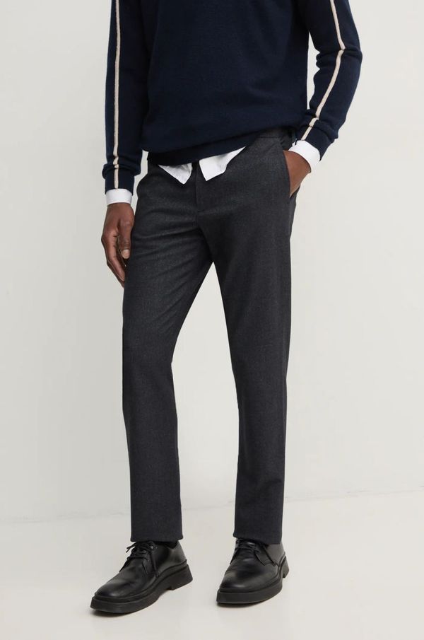 PS Paul Smith Hlače PS Paul Smith za muškarce, boja: crna, uski kroj, M2R.922P.N22214