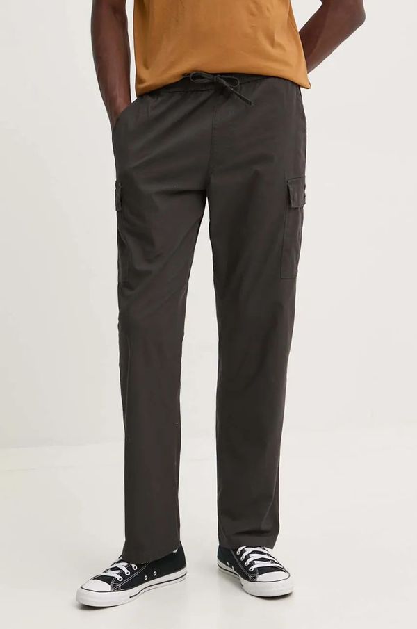 Quiksilver Hlače Quiksilver Dna Beach Cargo Pant za muškarce, boja: crna, cargo kroj, AQYNP03031