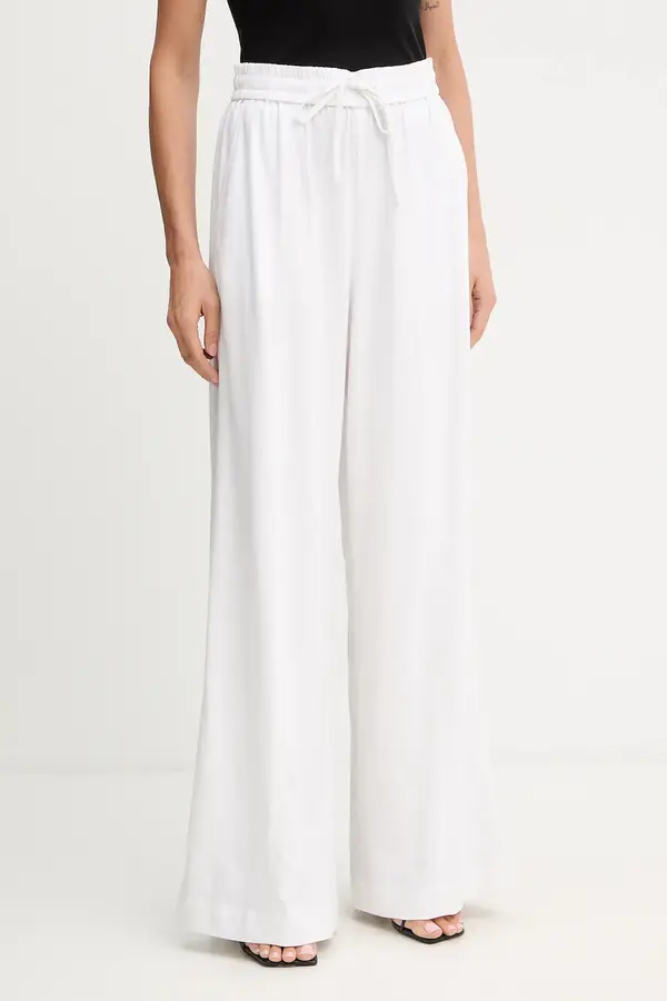 Gestuz Hlače s dodatkom lana Gestuz