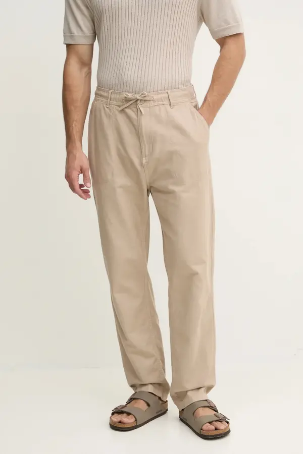 Pepe Jeans Hlače s dodatkom lana Pepe Jeans LINEN PULL ON PANTS