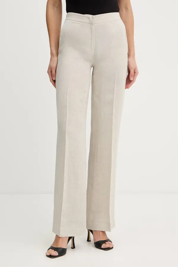 Twinset Hlače s dodatkom lana Twinset