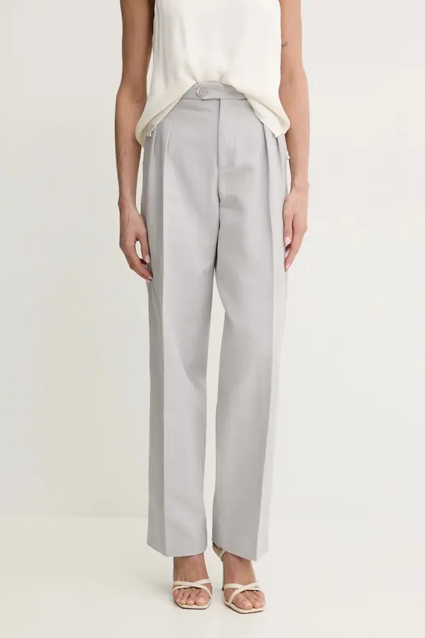 Twinset Hlače s dodatkom lana Twinset