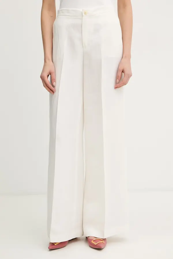 Twinset Hlače s dodatkom lana Twinset