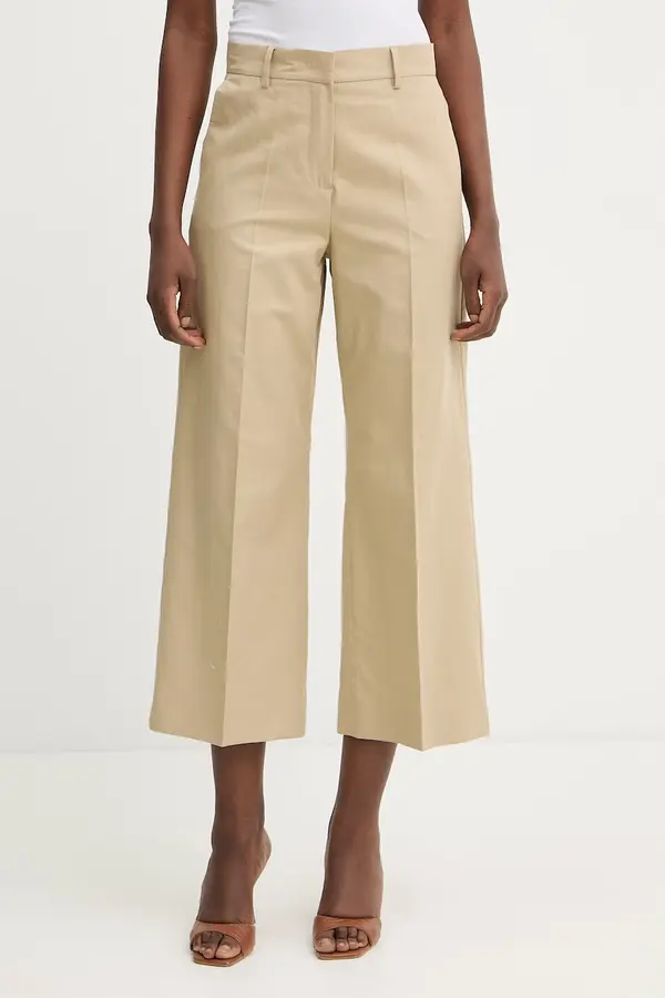 Weekend Max Mara Hlače s dodatkom lana Weekend Max Mara ZIRCONE