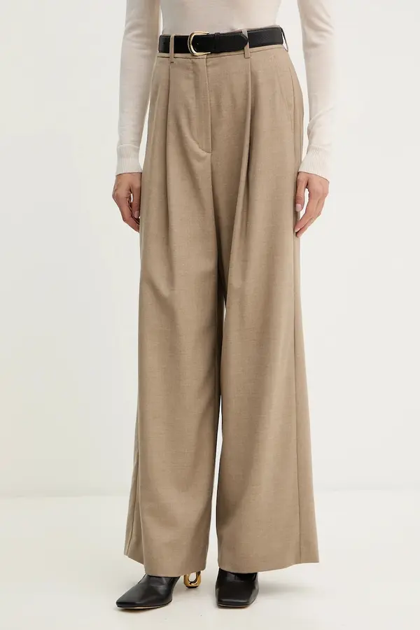 Weekend Max Mara Hlače s dodatkom vune Weekend Max Mara GLOBALE