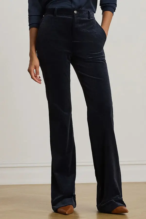 Lauren Ralph Lauren Hlače s pamukom Lauren Ralph Lauren