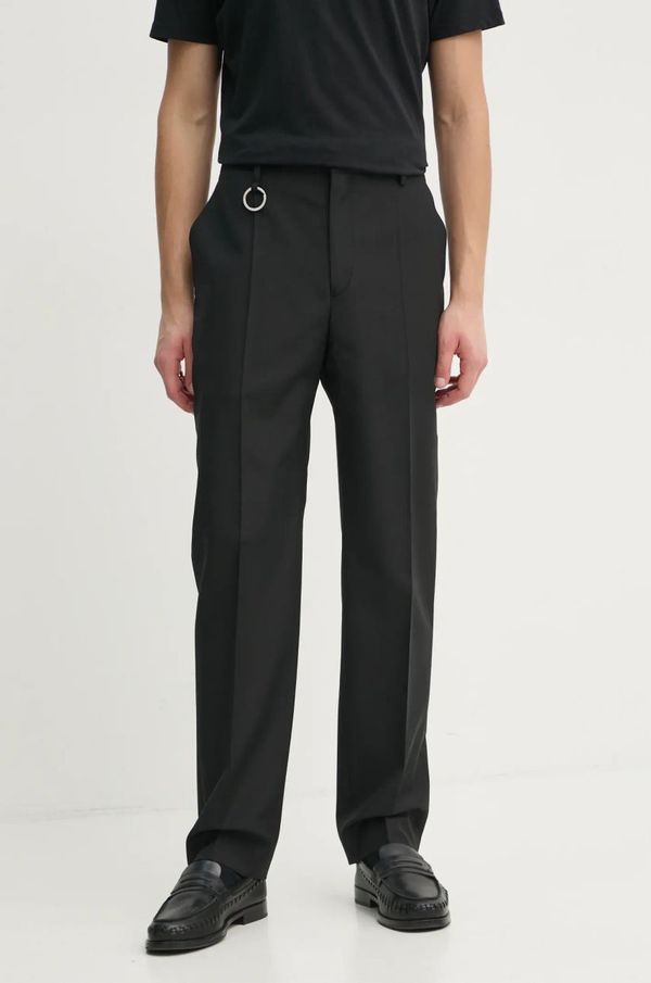 Études Studio Hlače s primjesom vune Études Studio boja: crna, chinos kroj, H24MMTRO851