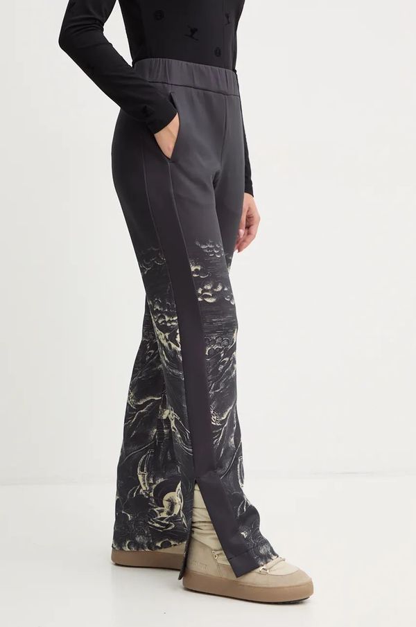 Sportalm Hlače Sportalm Columbus Print za žene, boja: crna, 1826506665