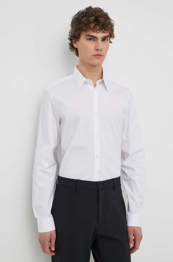 Theory Hlače Theory za muškarce, boja: crna, uski kroj