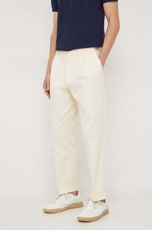 Tommy Hilfiger Hlače Tommy Hilfiger za muškarce, boja: bež, ravni kroj