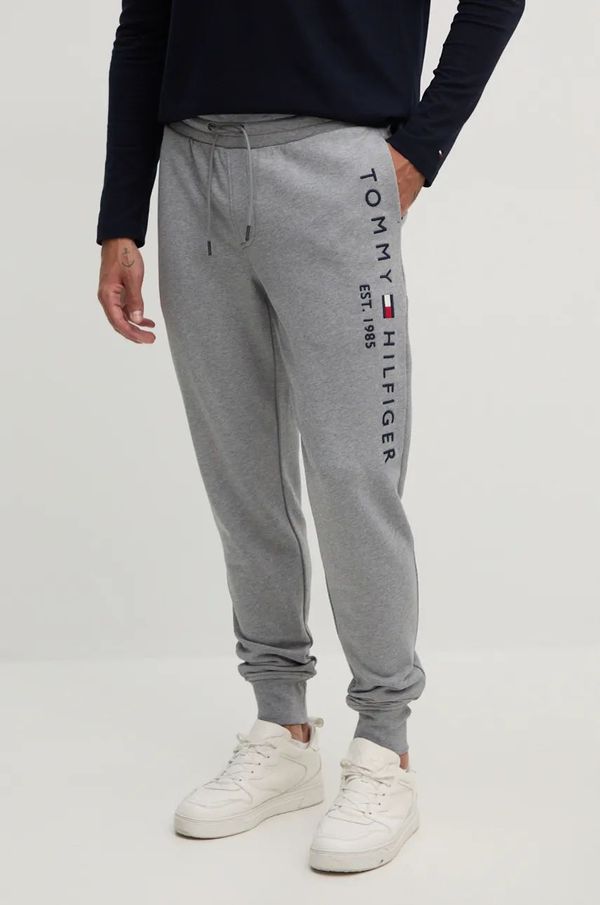Tommy Hilfiger Hlače Tommy Hilfiger za muškarce, boja: siva, MW0MW08388