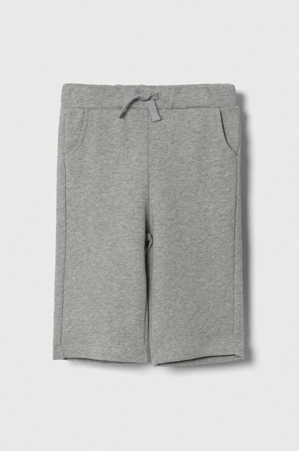 United Colors of Benetton Hlače United Colors of Benetton boja: siva, glatki materijal