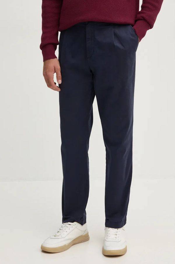 United Colors of Benetton Hlače United Colors of Benetton za muškarce, boja: tamno plava, ravni kroj, 49QGUF04K