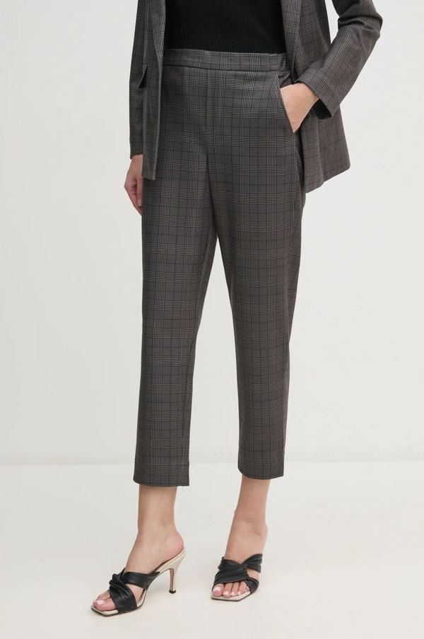 United Colors of Benetton Hlače United Colors of Benetton za žene, boja: zelena, chinos kroj, visoki struk, 4GEVDF01U