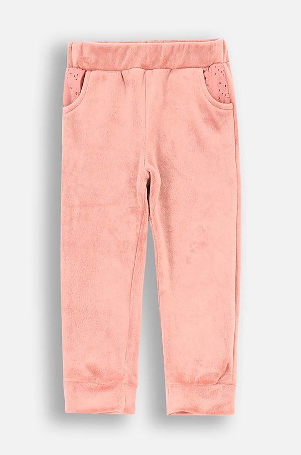 Coccodrillo Hlače za bebe Coccodrillo boja: ružičasta, bez uzorka, FLOWERS GIRL NEWBORN