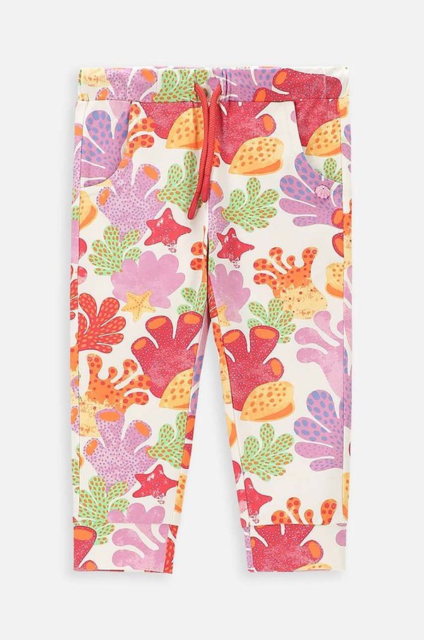Coccodrillo Hlače za bebe Coccodrillo boja: ružičasta, s uzorkom