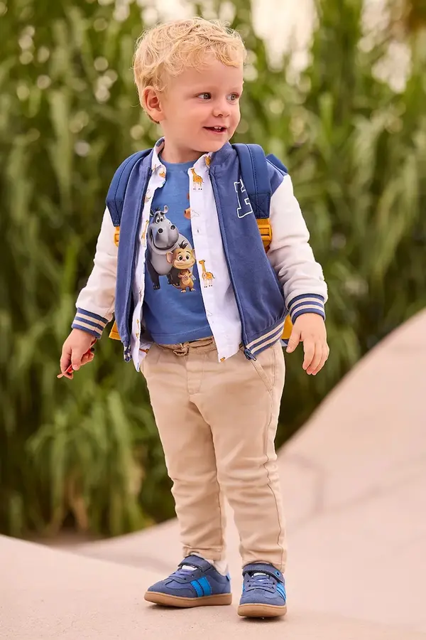 Mayoral Hlače za bebe s primjesom lana Mayoral